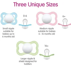 Mam Mini chupetas de ar para meninas , 0-6M Clearance