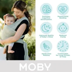 Moby - Porta-bebês embrulhado em pêra Sale