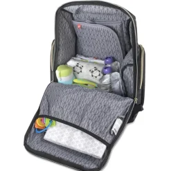 Fisher-Price Mochila Mochila Bolsa Fraldas , sistema de bolso Fastfinder, preto Online