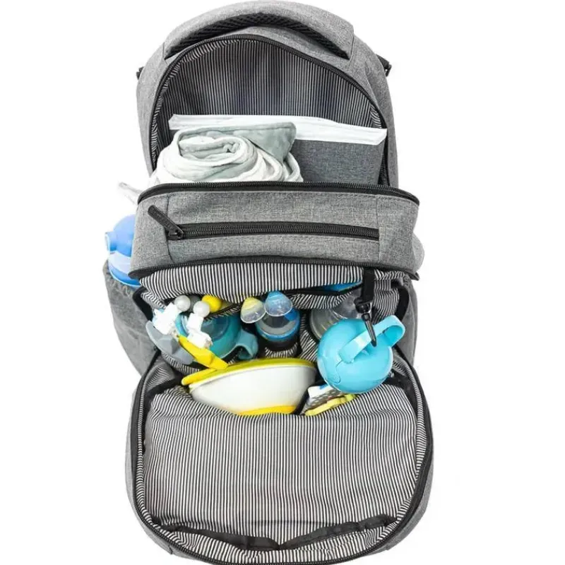 mochila_primo_passi__pert_SKUxX3ZYxsM_3.webp Primo Passi Mochila - PerTutti Baby Fraldas Mochila, Preto Melange Clearance