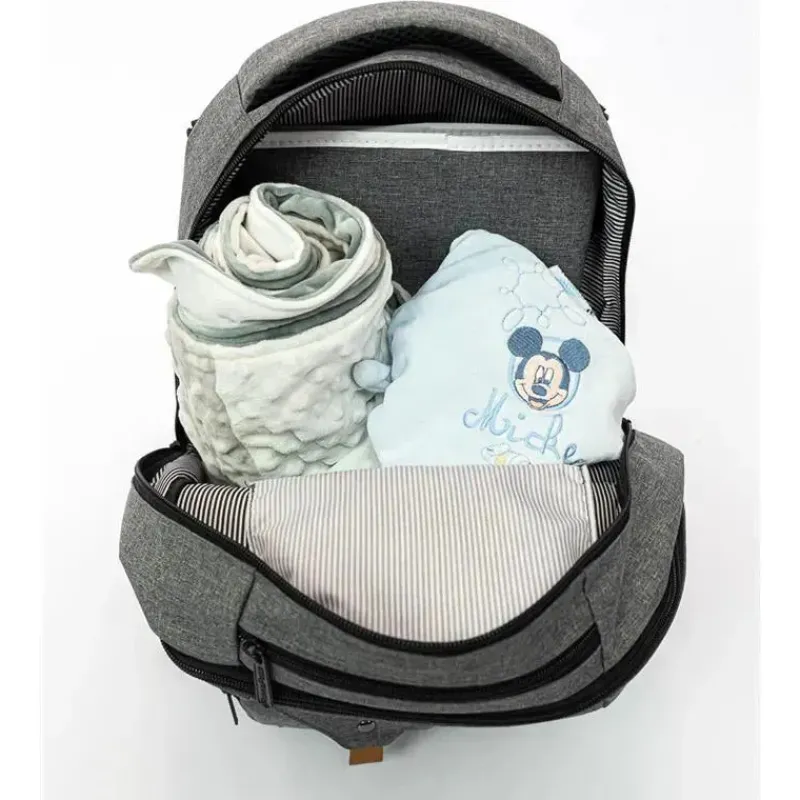 mochila_primo_passi__pert_SKUxX3ZYxsM_7.webp Primo Passi Mochila - PerTutti Baby Fraldas Mochila, Preto Melange Clearance