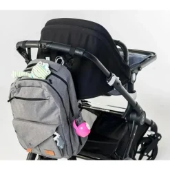 Primo Passi Mochila - PerTutti Baby Fraldas Mochila, Preto Melange Clearance