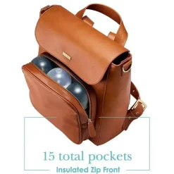 JJ Cole Mochila Tomy Conhaque Brown Pu Brookmont Sale
