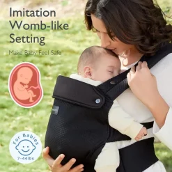 Momcozy - Baby Carrier Newborn To Toddler, Mesh Black Outlet