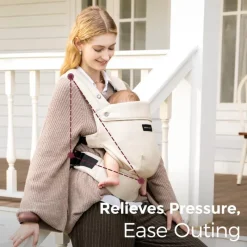 Momcozy - Baby Carrier With Natural Cotton Linen, Light Amber New