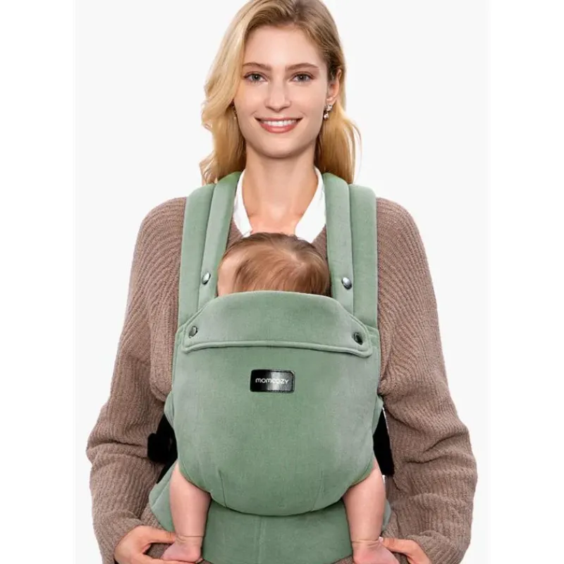 momcozy__baby_carrier_wit_SKUOkNUPGhH_0.webp Momcozy - Baby Carrier With Natural Cotton Linen, Sage Green Discount