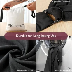 Momcozy - Baby Wrap Carrier, Black Hot