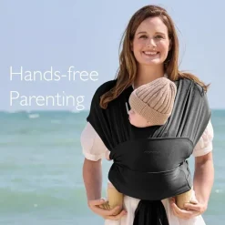 Momcozy - Baby Wrap Carrier, Black Hot