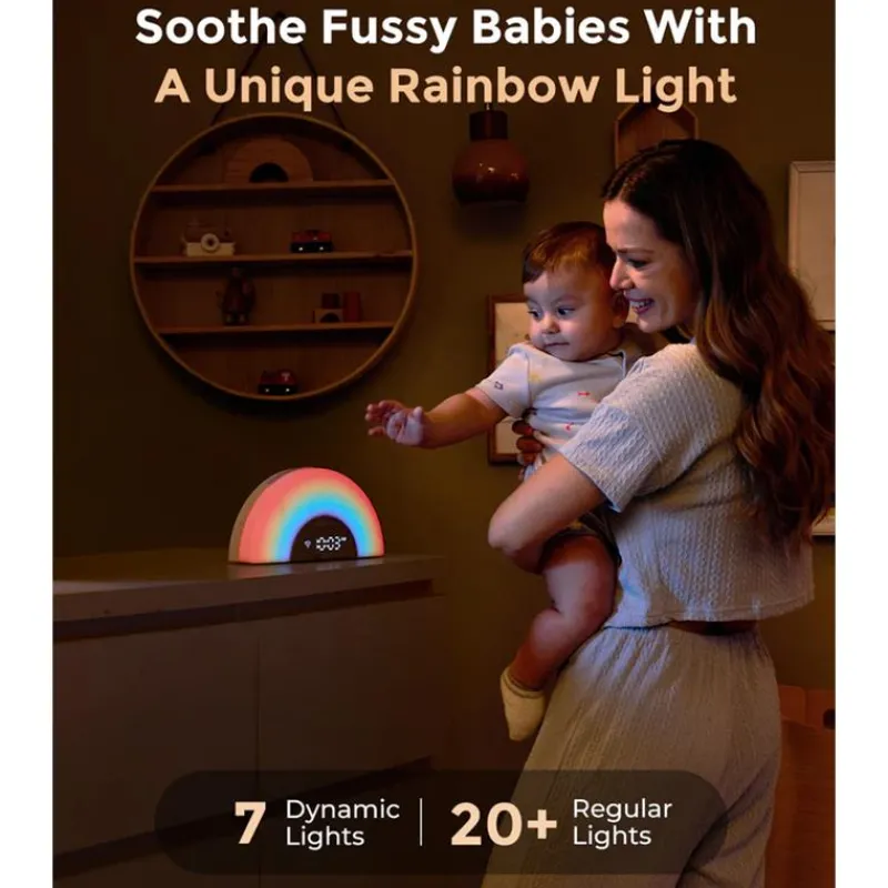 momcozy__dreamsync_smart__SKU2hRgfznH_2.webp Momcozy - Dreamsync Smart Baby Sound Machine, Rainbow Light & App Control Clearance
