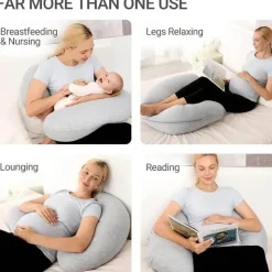 Momcozy - J-Shaped Maternity Body Pillow Clearance
