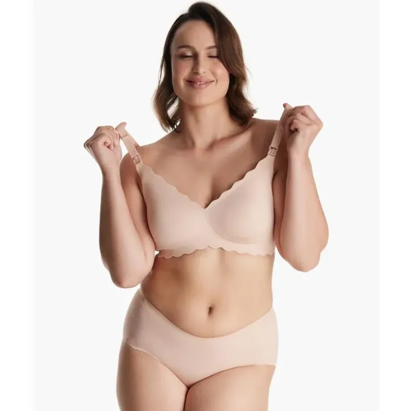 momcozy__seamless_floral__SKUBhe9Scuk_1.webp Momcozy - Seamless Floral Push Up Nursing Bra, Oyster Pink Hot