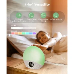 Momcozy - Sunrise Alarm Clock Wake Up Light Sound Machine Clearance