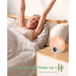 Momcozy - Sunrise Alarm Clock Wake Up Light Sound Machine Clearance