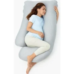 Momcozy - U Shaped Cooling Fabric Pregnancy Pillow Outlet