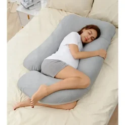 Momcozy - U Shaped Cooling Fabric Pregnancy Pillow Outlet