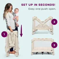 4 Moms 4Moms - Breezeplus Playard, Birch Discount