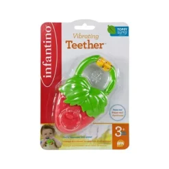 Infantino Mordedor Vibratório 3M+, Cores Podem Variar, Pacote 1 Outlet
