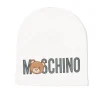Moschino Baby - Chapéu com grande estampa, cinza Outlet