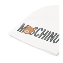 Moschino Baby - Chapéu com grande estampa, cinza Outlet