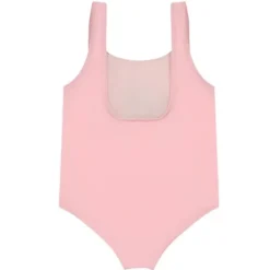 Moschino Baby - Girl Toy Bear Logo Print Swimsuit In Gift Box Pink Hot