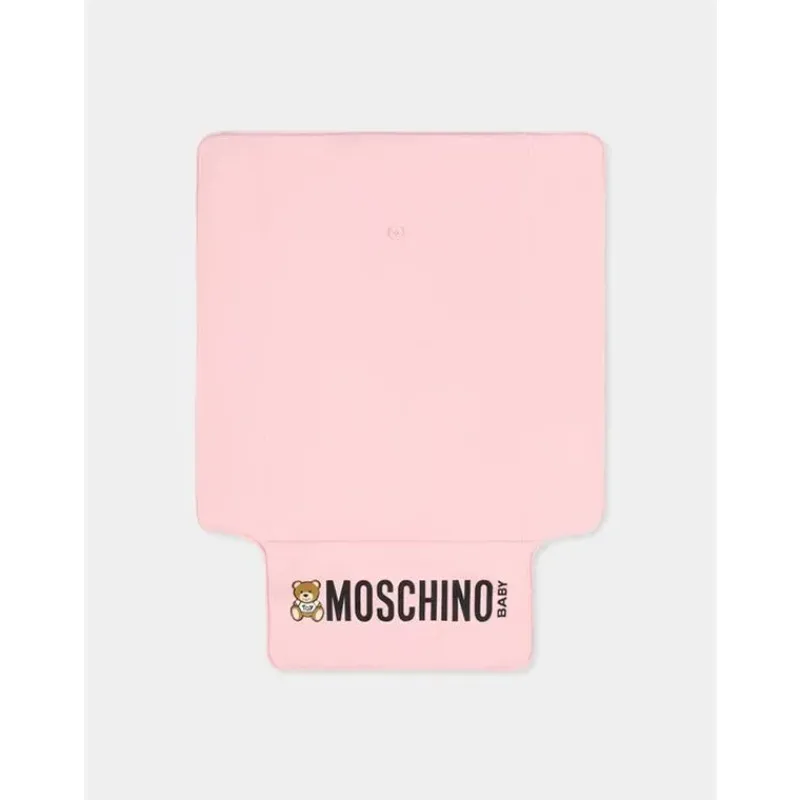 moschino_baby__logo_strap_SKUNytd06Lc_3.webp Moschino Baby - Logo Straps Diaper Bag With Changing Mat, Light Pink New