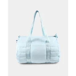 Moschino Baby - Logo Straps Diaper Bag With Changing Mat, Light Blue Discount