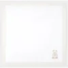 Moschino Baby - Popeline Striped Blanket With Bear Embroidery, Beige Clearance