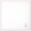 Moschino Baby - Popeline Striped Blanket With Bear Embroidery, Light Pink Hot