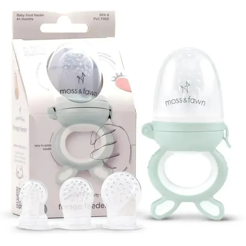 moss_ampamp_fawn__aliment_SKUb4o2kCKe_0.webp Moss u0026 Fawn Moss & Fawn - Alimentador de forragem, brinquedo de dentição de comida para bebê congelada de silicone calmante, samambaia Online