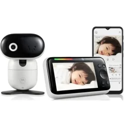 Motorola - 5 Monitor de vídeo WiFi para bebês com câmera Clearance