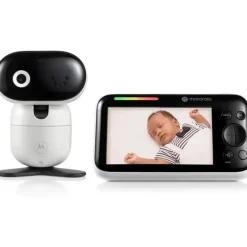 Motorola - 5 monitores de vídeo motorizados para bebês com câmera New