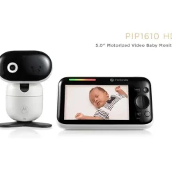 Motorola - 5 monitores de vídeo motorizados para bebês com câmera New