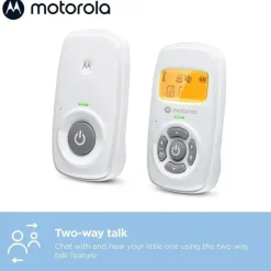Motorola - AM24 Audio Baby Monitor com tela LCD Discount