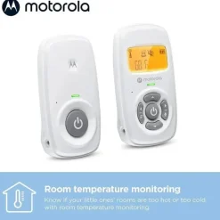 Motorola - AM24 Audio Baby Monitor com tela LCD Discount