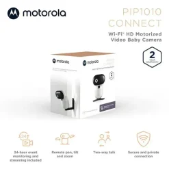 Motorola - Câmera de monitoramento de bebê PIP1010 Câmera de vídeo motorizada WiFi Fashion
