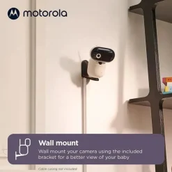 Motorola - Câmera de monitoramento de bebê PIP1010 Câmera de vídeo motorizada WiFi Fashion