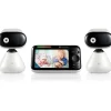 Motorola - Monitor de bebê com vídeo panorâmico/tilt manual 5 Vga - Pacote de 2 câmeras New