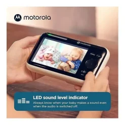 Motorola - Monitor de bebê com vídeo panorâmico/tilt manual 5 Vga - Pacote de 2 câmeras New