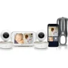 Motorola - Monitor de bebê com 2 câmeras e suporte para berço Best