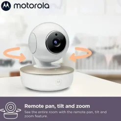Motorola - Monitor de bebê com 2 câmeras e suporte para berço Best