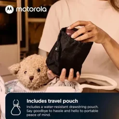 Motorola - Monitor de bebê portátil somente áudio com baterias recarregáveis Fashion