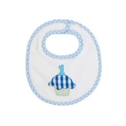 Mud Pie - Baby Boy Blue Musical Birthday Bib Fashion