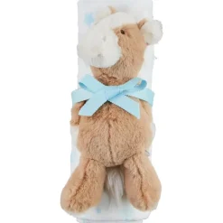 Mud Pie - Baby Boy Blue Star Swaddle & Rattle Set Best