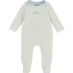 Mud Pie - Baby Girl Blue Hello Sleeper 6/9M Outlet