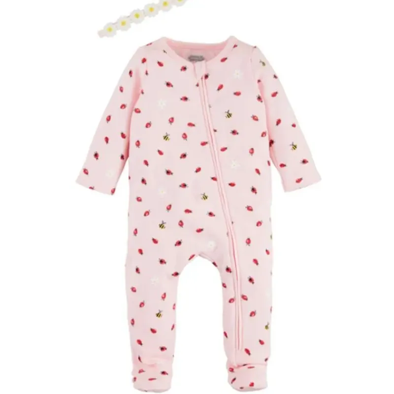 mud_pie__baby_girl_ladybu_SKUpSvpOC5i_0.webp Mud Pie - Baby Girl Ladybug Sleeper & Headband Set Hot