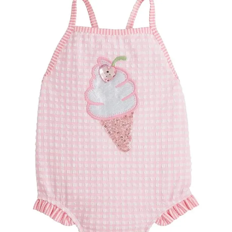 mud_pie__baby_girl_pink_c_SKU6bs5txdH_0.webp Mud Pie - Baby Girl Pink Check Ice Cream Swimsuit Discount