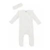 Mud Pie - Baby Girl Rib Star Sleeper and Headband Discount