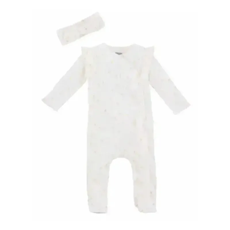 mud_pie__baby_girl_rib_st_SKU2NtjrgYC_0.webp Mud Pie - Baby Girl Rib Star Sleeper and Headband Discount