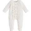 Mud Pie - Baby Girls Children's Rosette Polka Dot Sleeper Hot