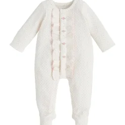 Mud Pie - Baby Girls Children's Rosette Polka Dot Sleeper Hot